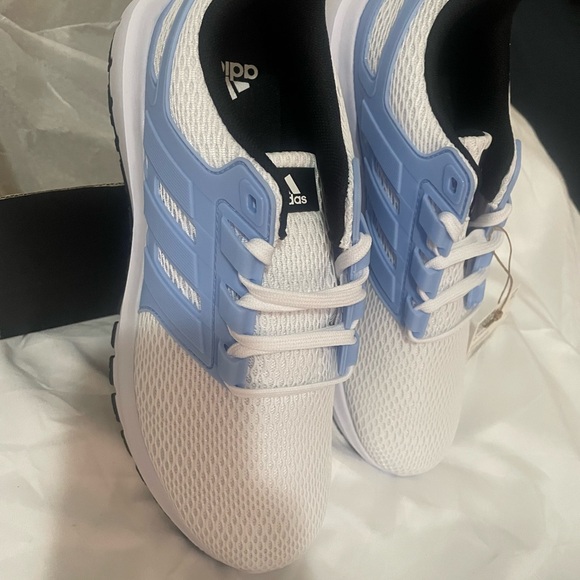 Adidas White and Light Blue Running Shoes - Picture 13 of 16